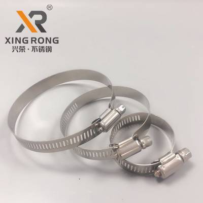 厂家供应兴荣XR-HC不锈钢扎带式喉箍 德式美式